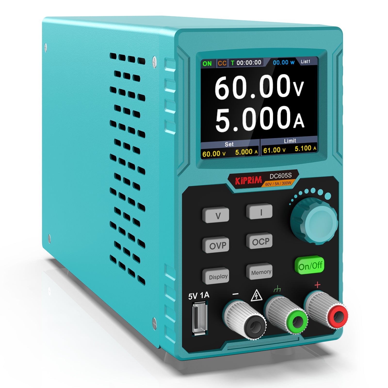 Kiprim DC605S DC Power Supply (0-60 V 0-5 A) 110V