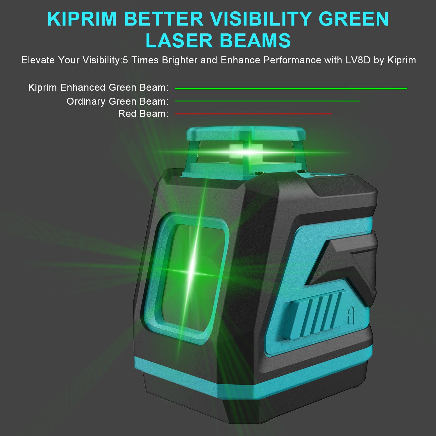 Kiprim LV8D Green Laser Level