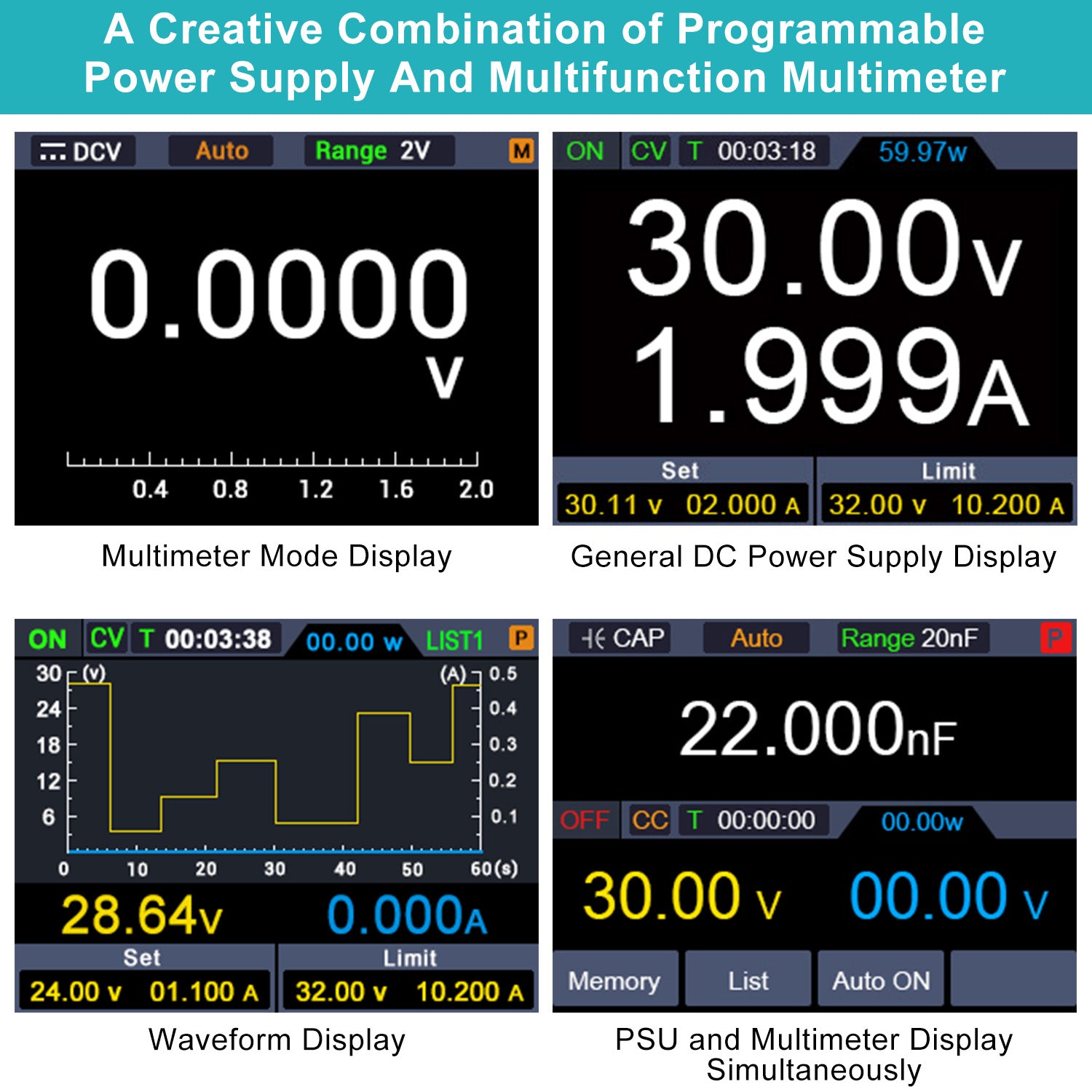 Kiprim DC605Pro 2-in-1 Programmable Power Supply