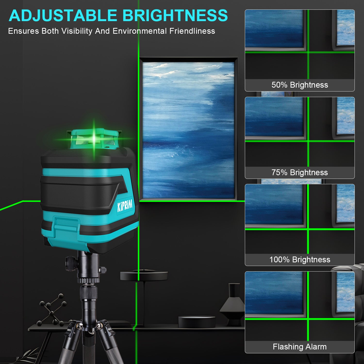 Kiprim LV8D Green Laser Level