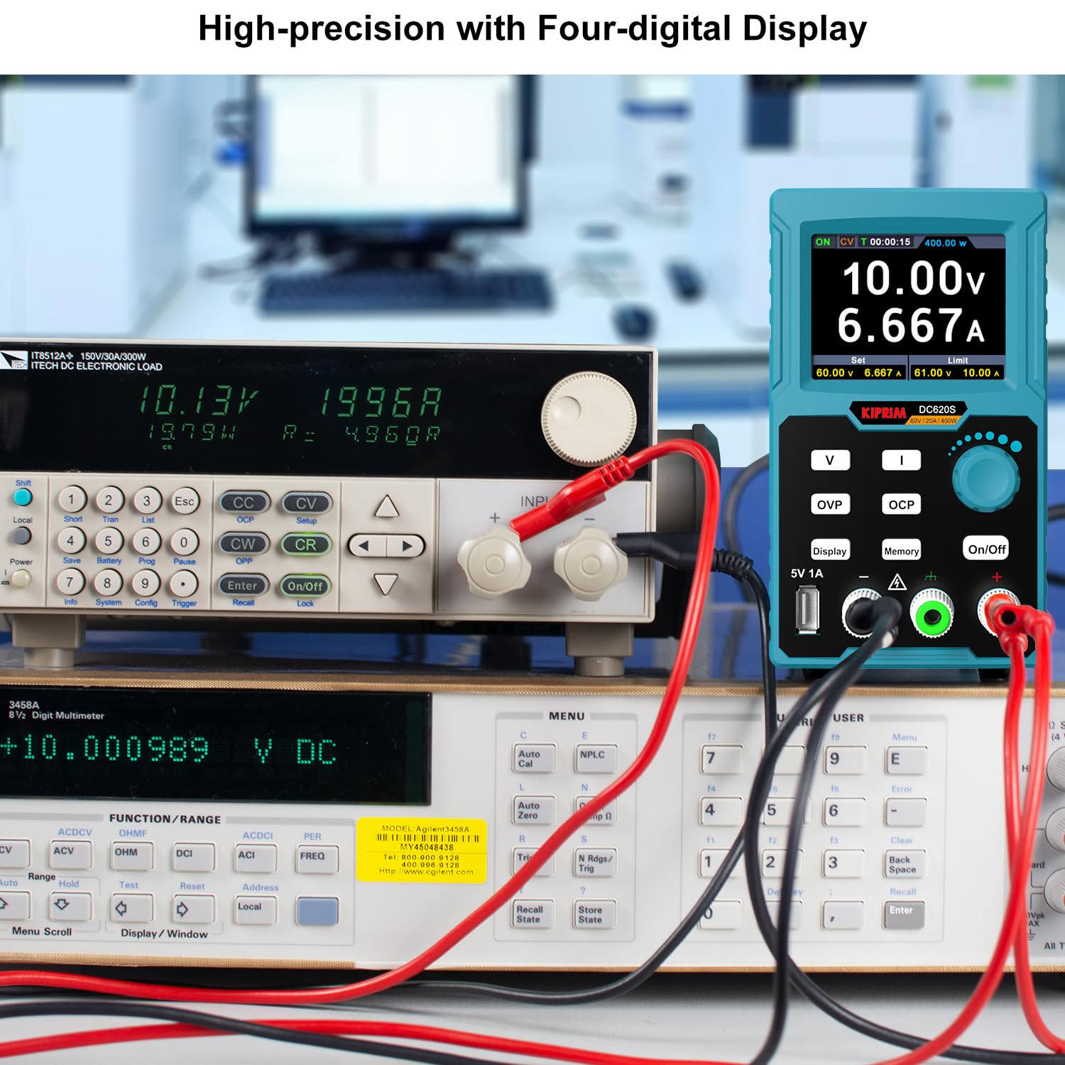 Kiprim DC620S 400W DC Power Supply (0-60 V 0-20 A)