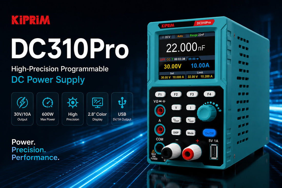 DC310Pro High-Precision Programmable DC Power Supply for beginners and advanced users.