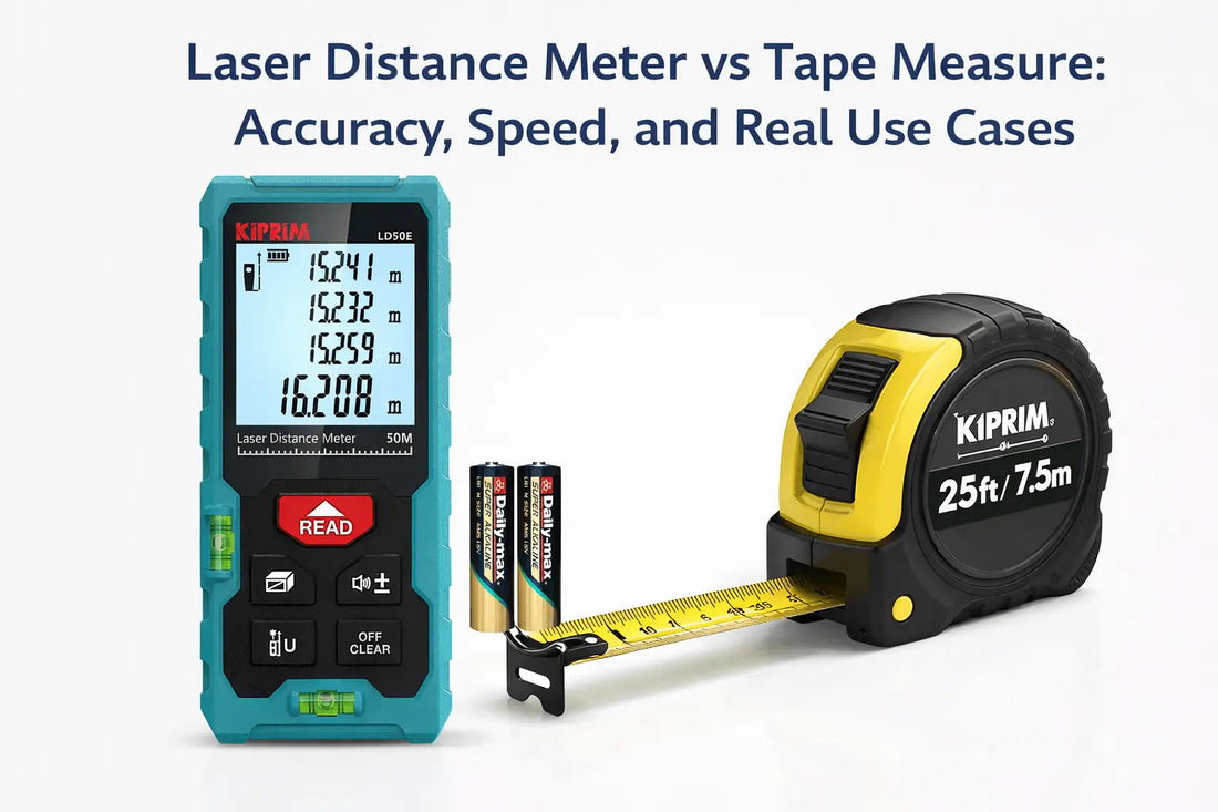Laser Distance Meter vs Tape Measure: Accuracy, Speed and Real Use Cases