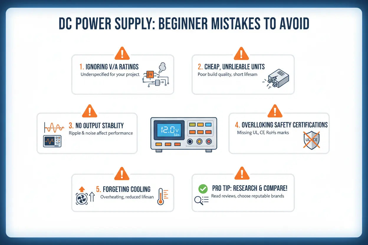 DC Power Supply Buying Mistakes Beginners Must Avoid