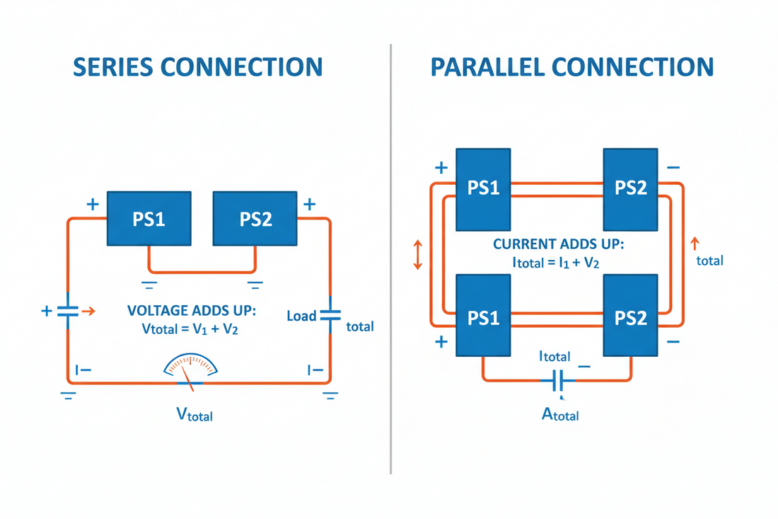 How to Connect DC Power Supply in Series & Parallel (Full Guide 2026) Kiprim