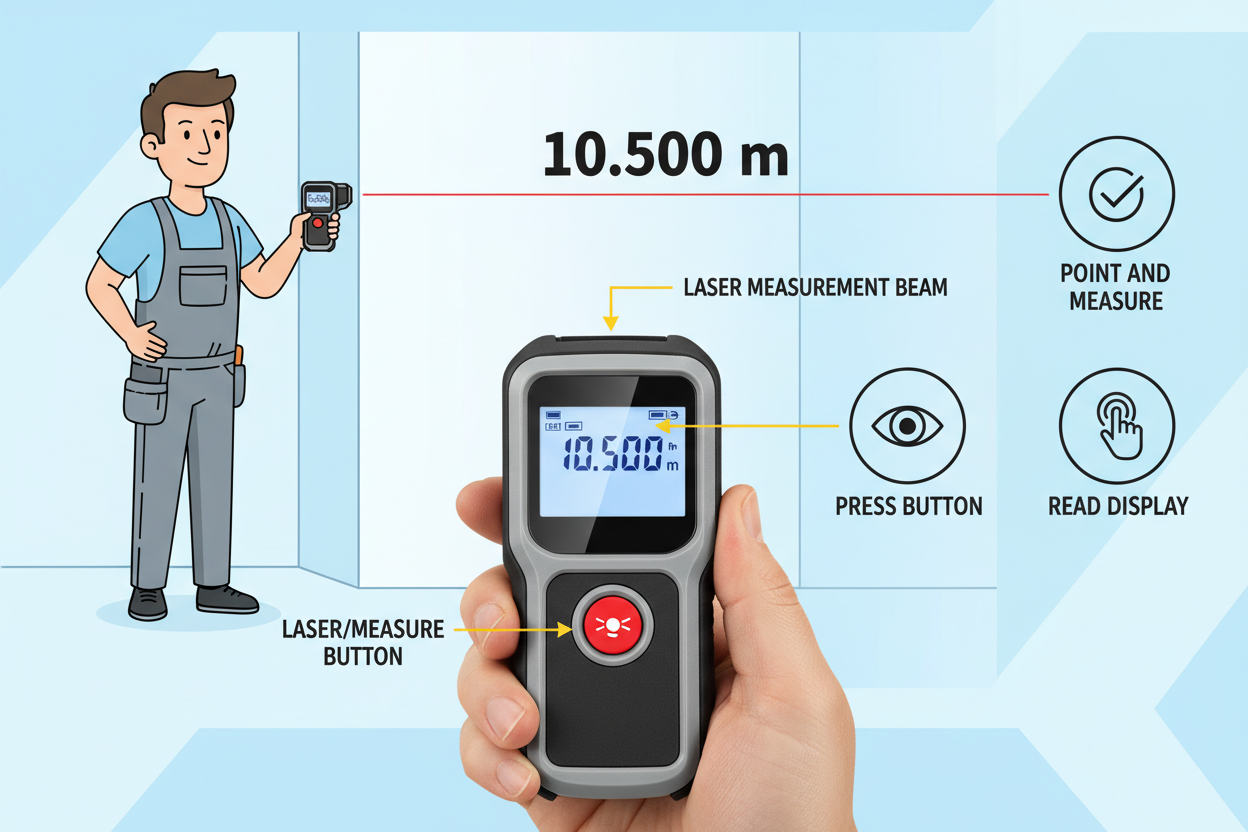 Laser Distance Meter Beginner Tutorial: Avoid 5 Common Mistakes + Precision Measurement Tips Kiprim