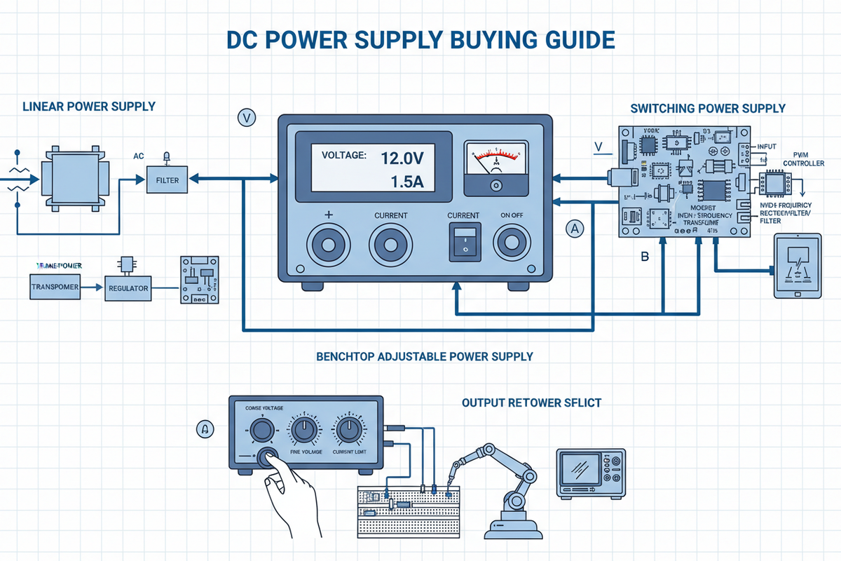 Dc Power Input Example DC Power Supply: Types, Uses & Buying Guide – Kiprim