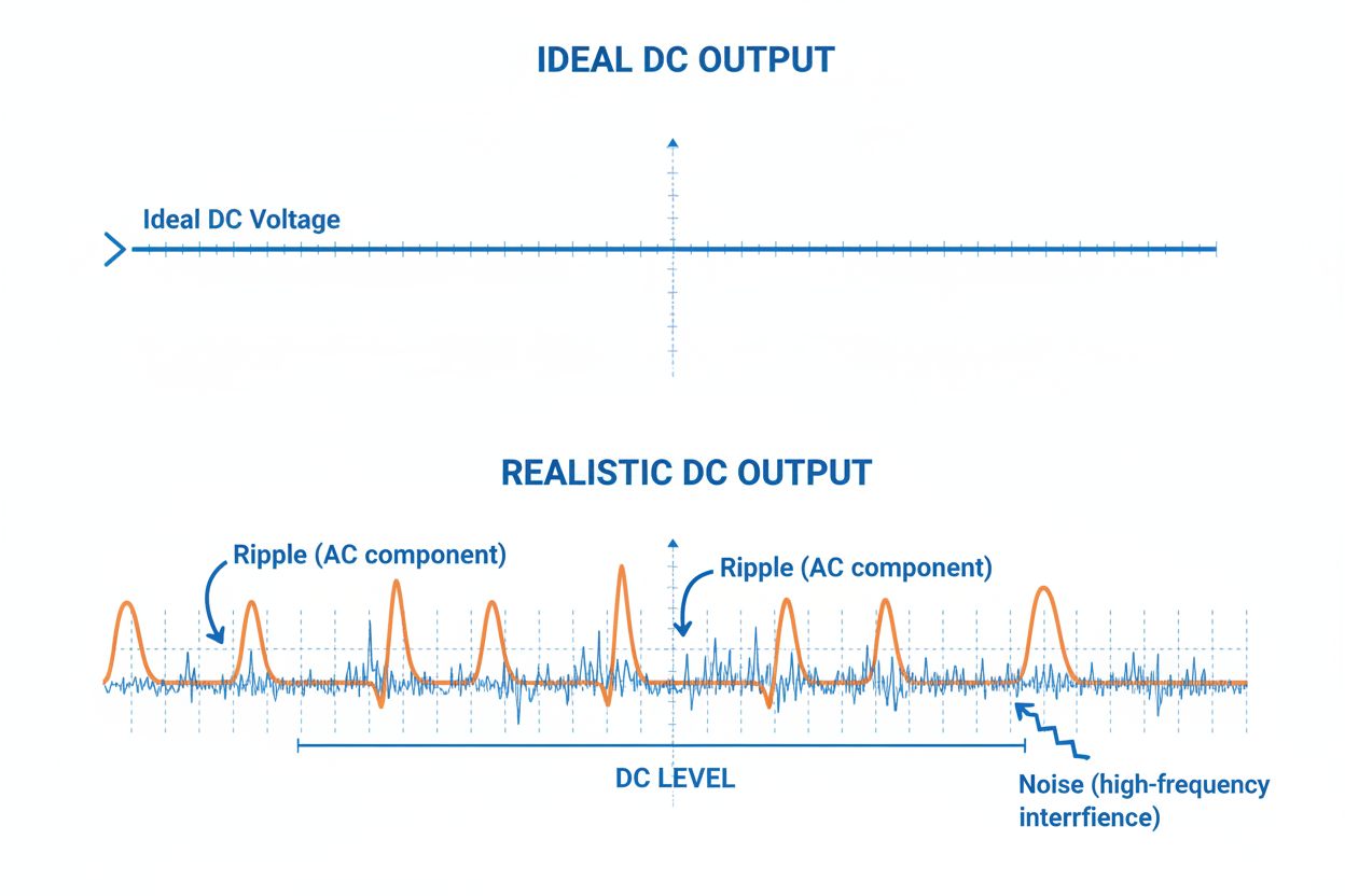 DC power supply Learn what ripple and noise are – Kiprim