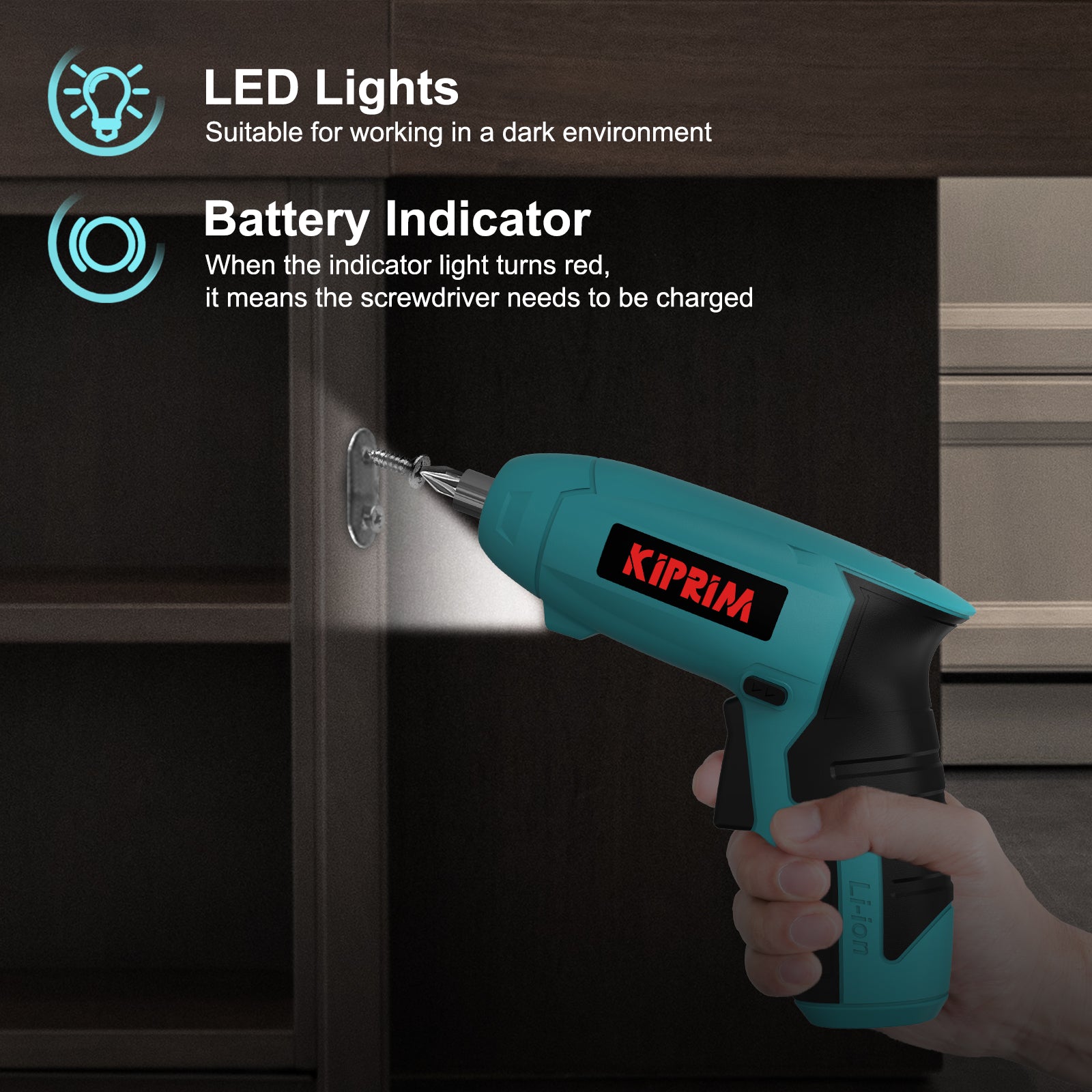 Kiprim ES3 Small 4V Electric Screwdriver