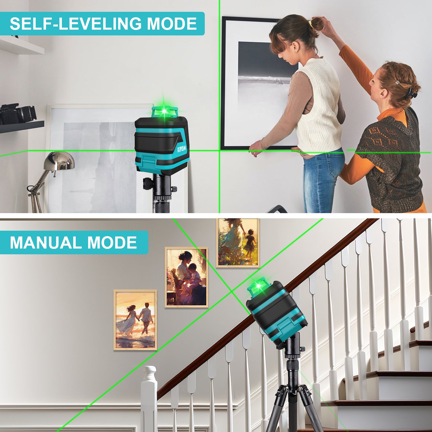 Kiprim LV8D Green Laser Level