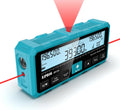 Kiprim DR120 Dual Laser Distance Meter with Bidirectional Laser Emission, Vertical Laser Marking Line, and Electronic Level, Measures in Meters, Feet, and Inches, 393ft/120m Range Rangefinder