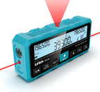 Kiprim DR120 Dual Laser Distance Meter with Bidirectional Laser Emission, Vertical Laser Marking Line, and Electronic Level, Measures in Meters, Feet, and Inches, 393ft/120m Range Rangefinder