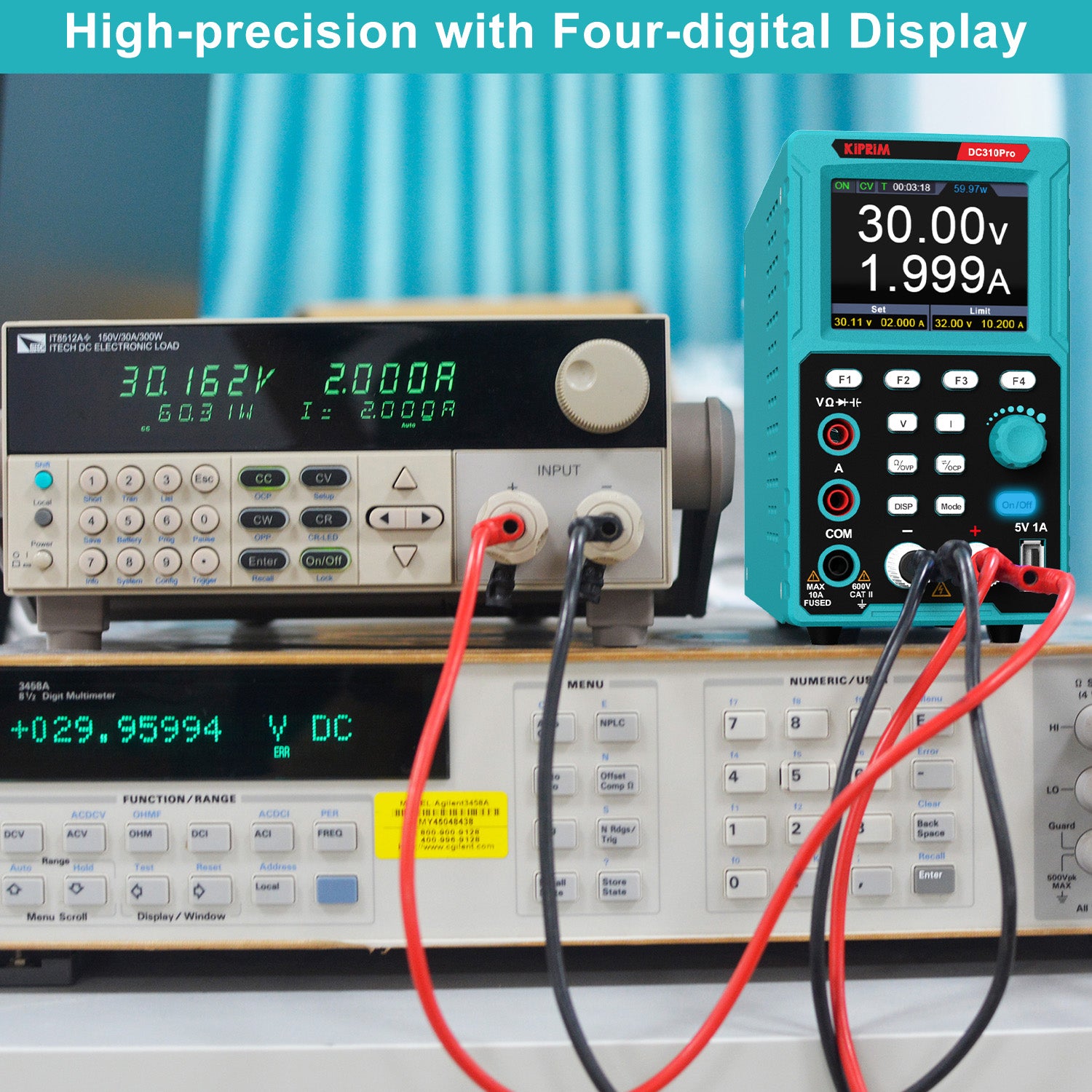 Kiprim DC310Pro 2-in-1 Programmable Power Supply