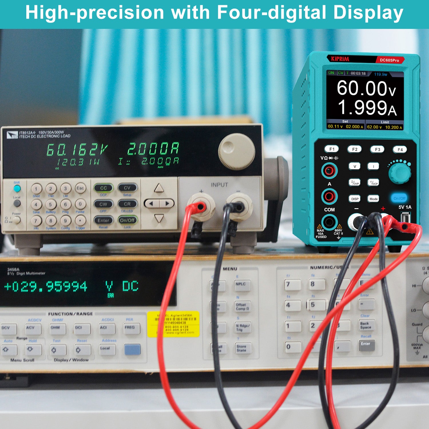 Kiprim DC605Pro 2-in-1 Programmable Power Supply