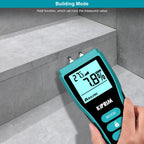 Kiprim Pin-Type Moisture Meter for Wood, Wall, Packing, Building – Digital Moisture Detector with LCD Display, Temperature (°C/°F), Hold Function, 4 Material Modes, Replacement Pins Included WM02