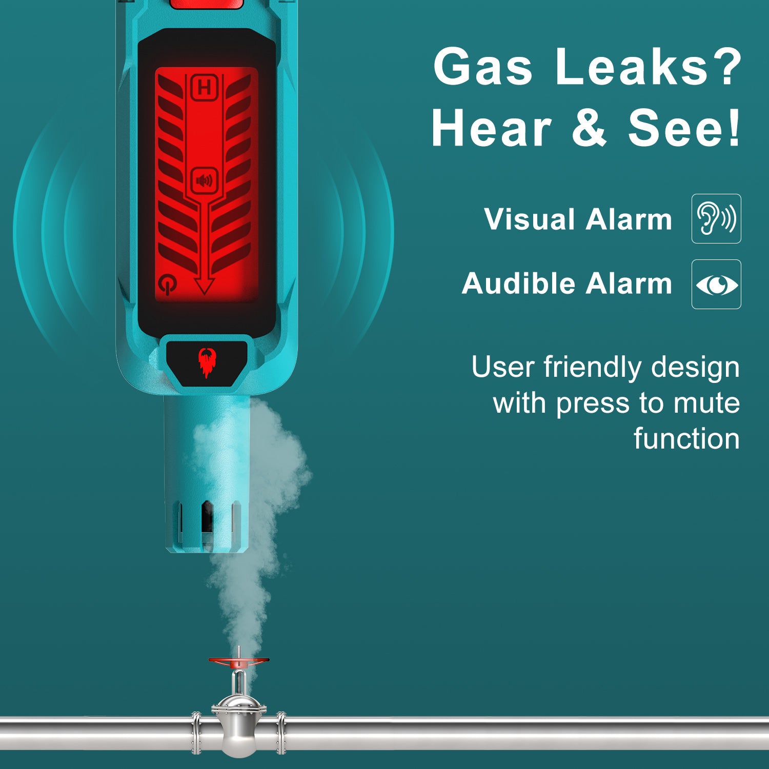 Kiprim GD01A Natural Gas Leak Detector