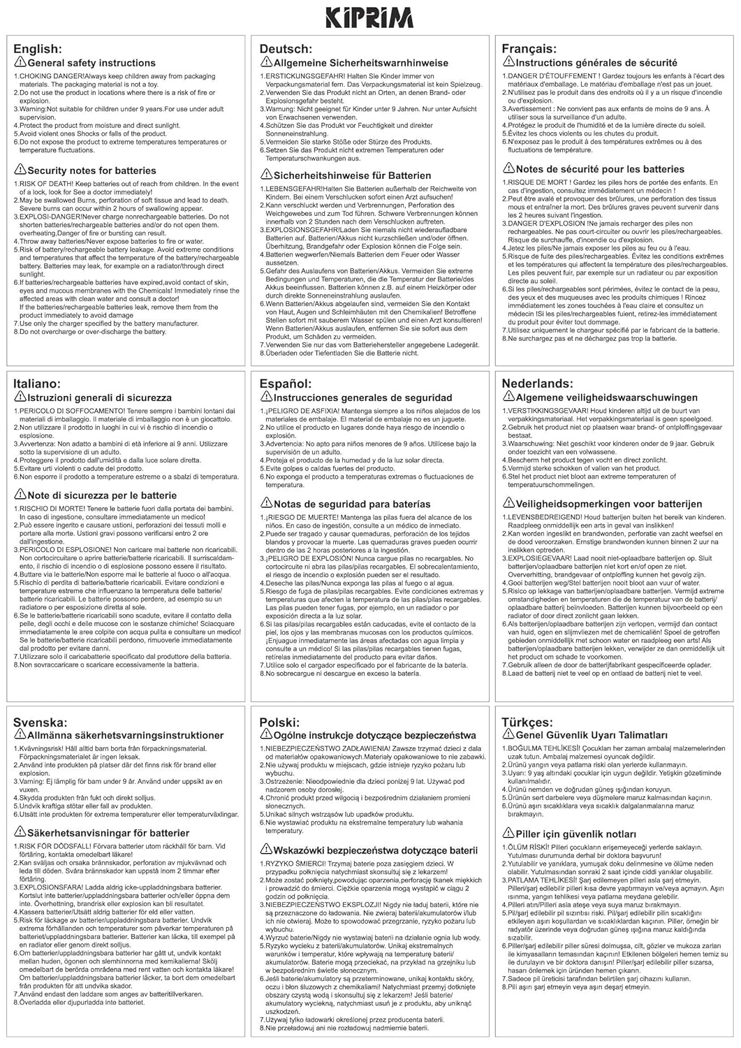 Kiprim® Feuchtigkeitsmesser Pinless WM01 – für Holz, Boden & Wände - Kiprim
